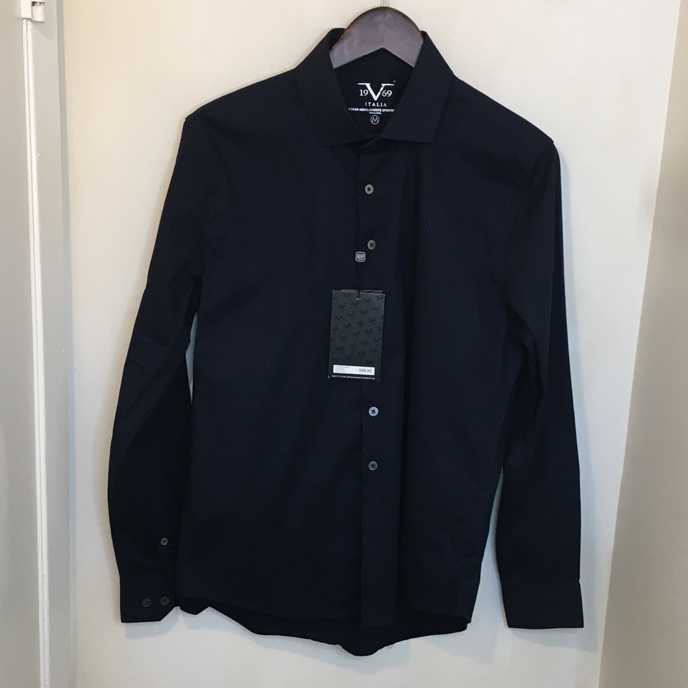 Italia Versace 19v69 button up dress shirt M
